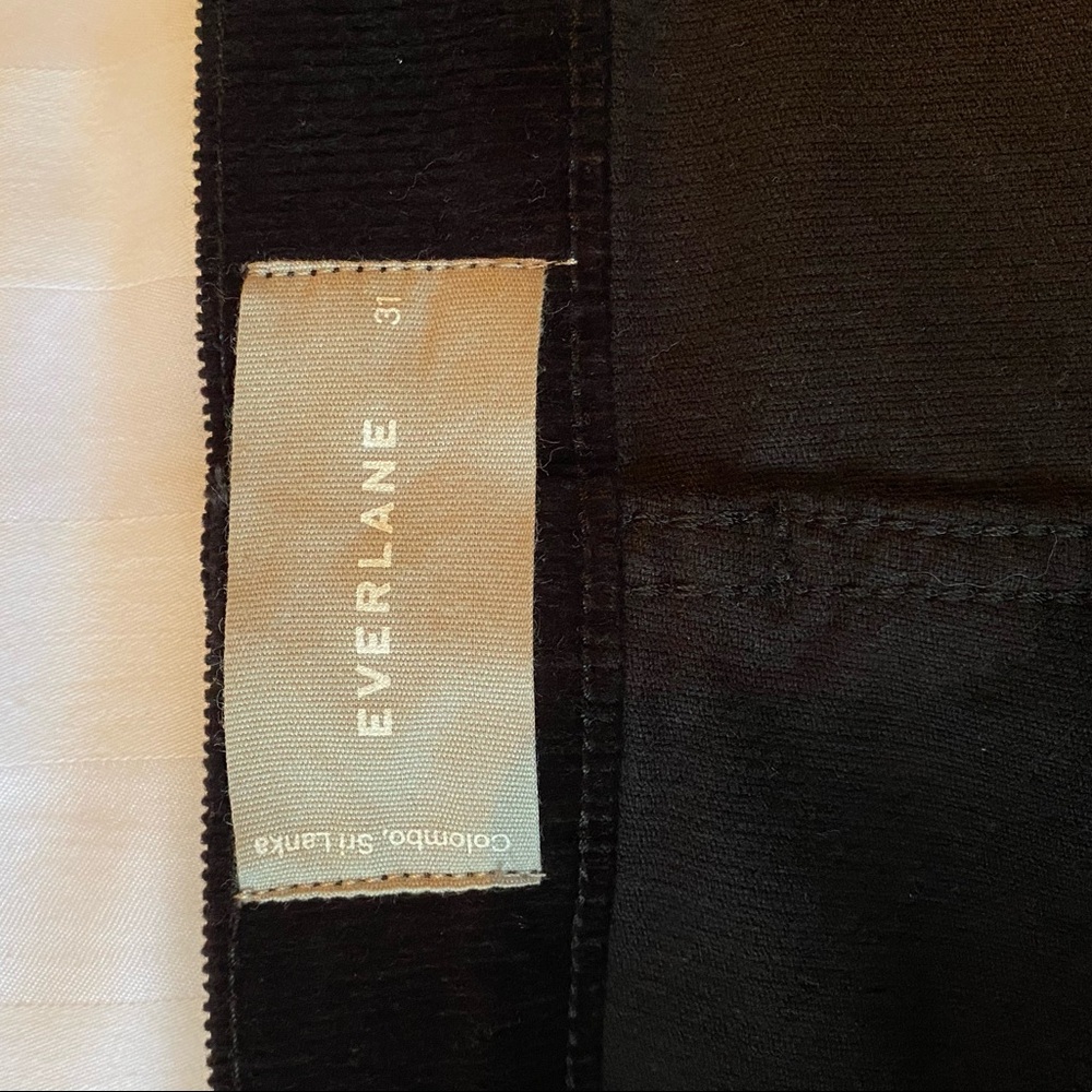 Everlane high rise straight leg corduroy pants